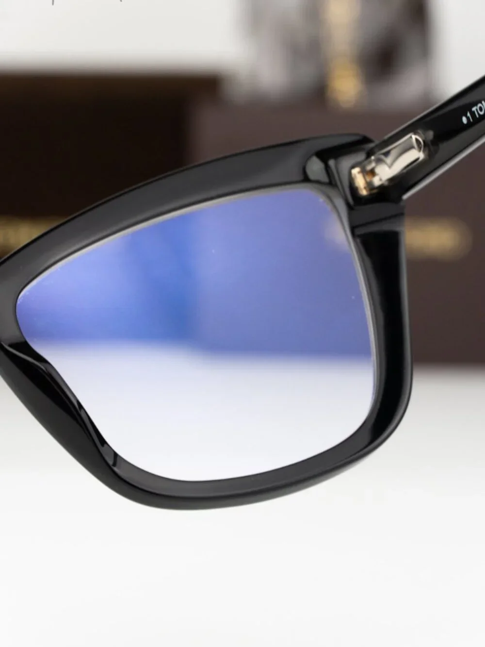 Tom Ford Women Eyeglasses Black Cat Eye FT5826-B 001 NEW AUTHENTIC